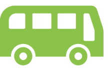 バス停から徒歩2,3分